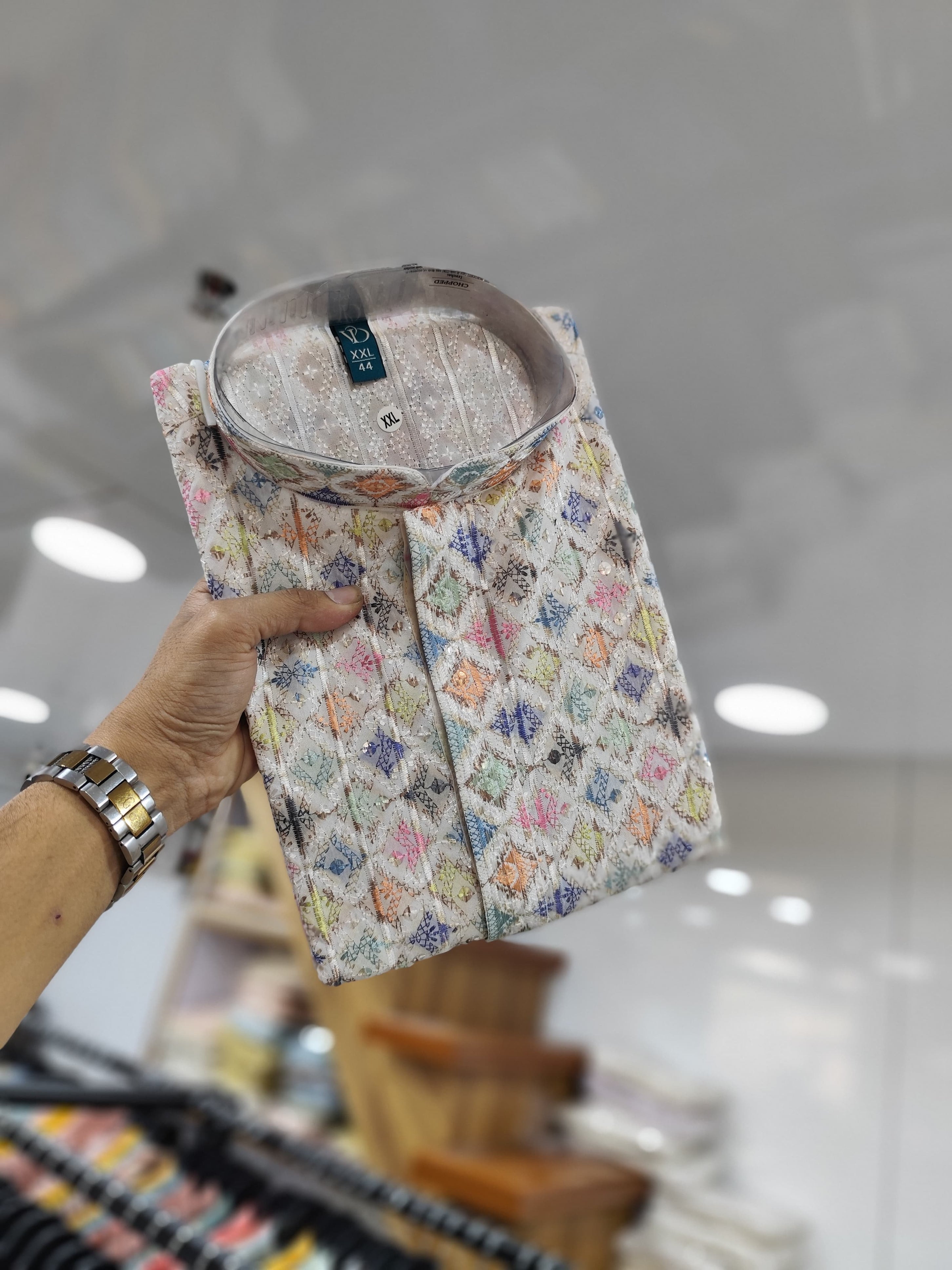 Men's Pure Viscose Rayon With Chicken Embroidery Kurta pajama Set