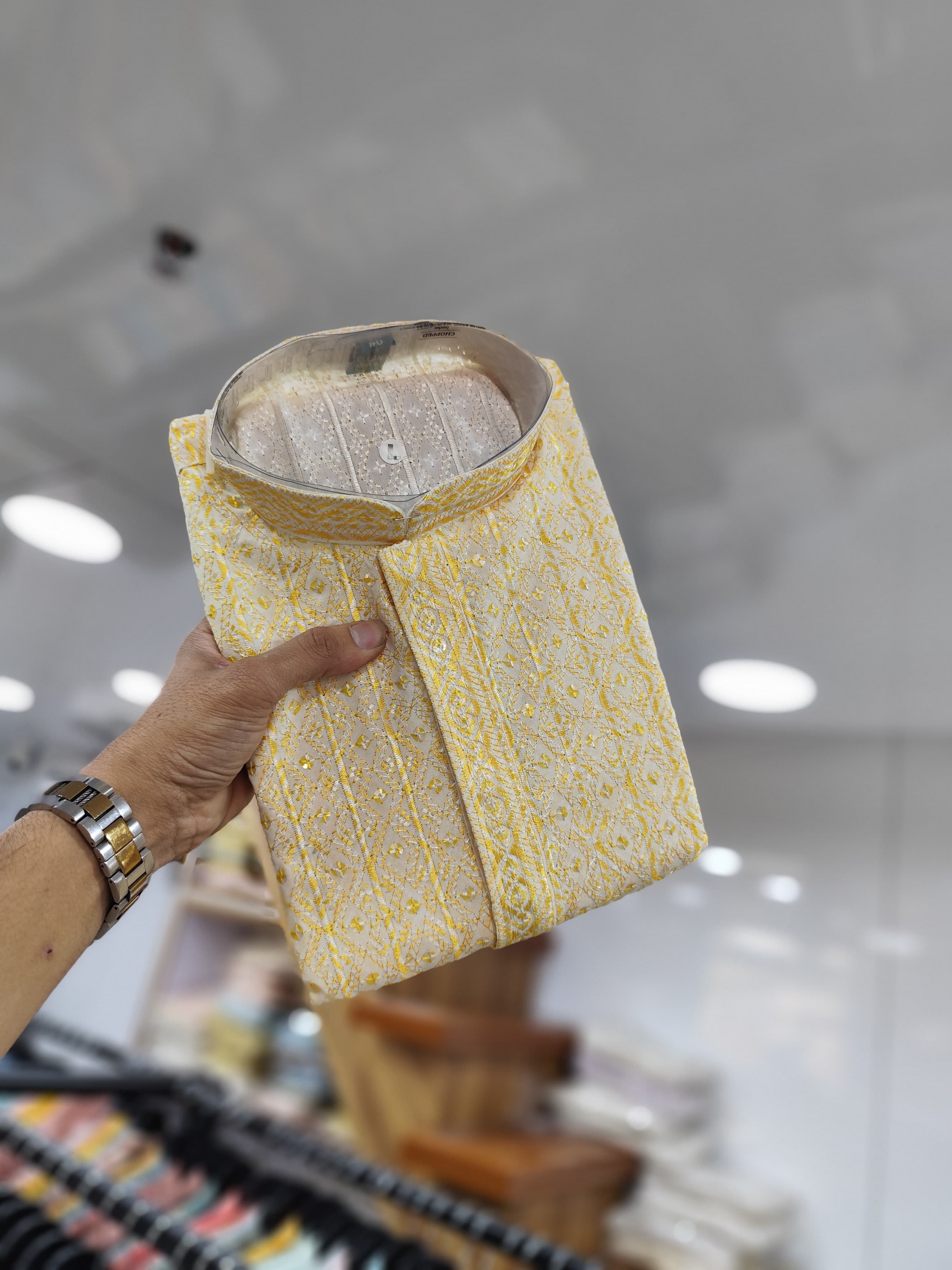 Men's Pure Viscose Rayon With Chicken Embroidery Kurta pajama Set