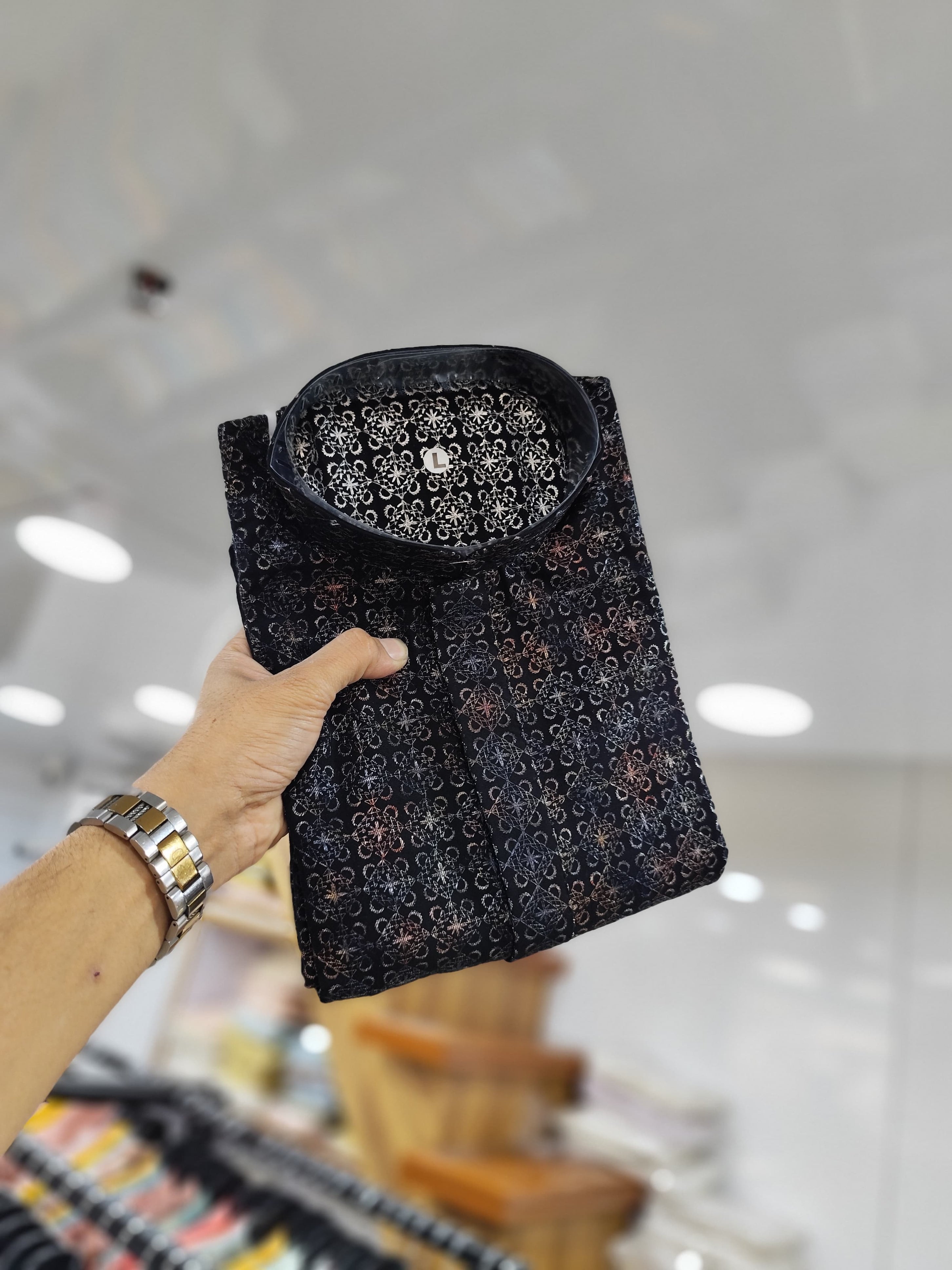 Men's Pure Viscose Rayon With Chicken Embroidery Kurta pajama Set