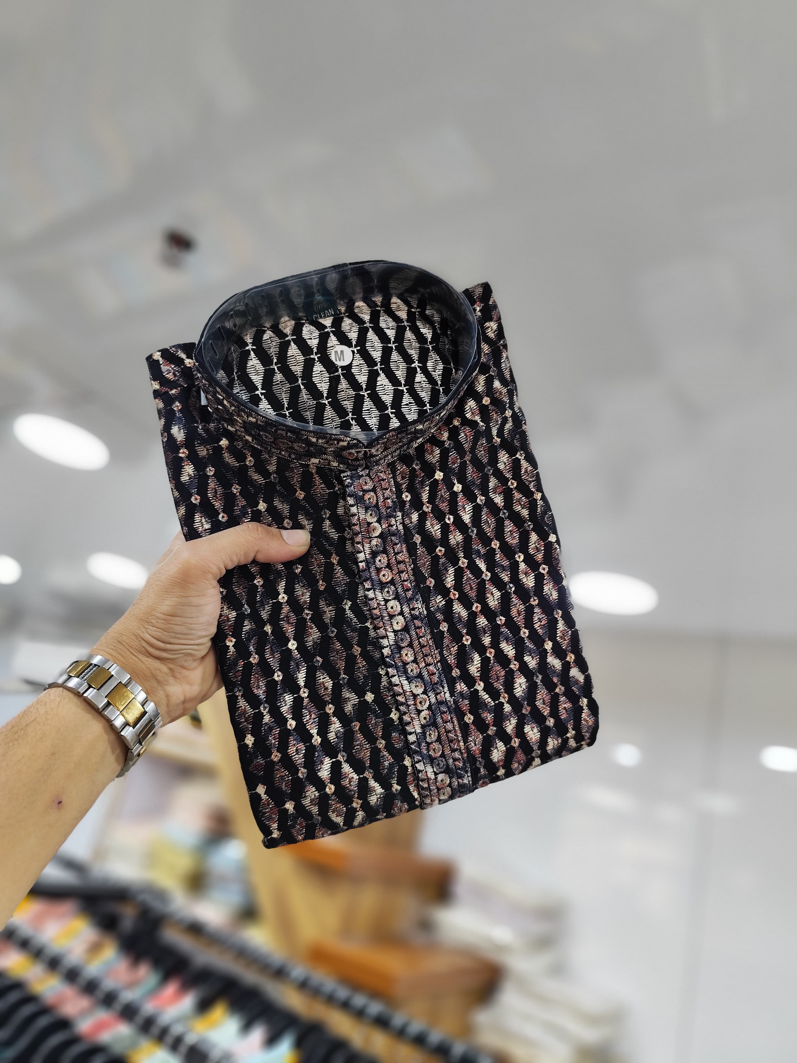 Men's Pure Viscose Rayon With Chicken Embroidery Kurta pajama Set