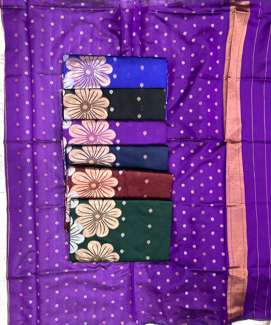 Banarasi Soft Silk Festival Latest Collection Wedding Saree With Blouse