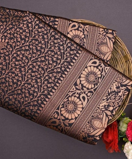 Banarasi Soft Silk Saree Beautifull Traditional Wear Sari With Blouse