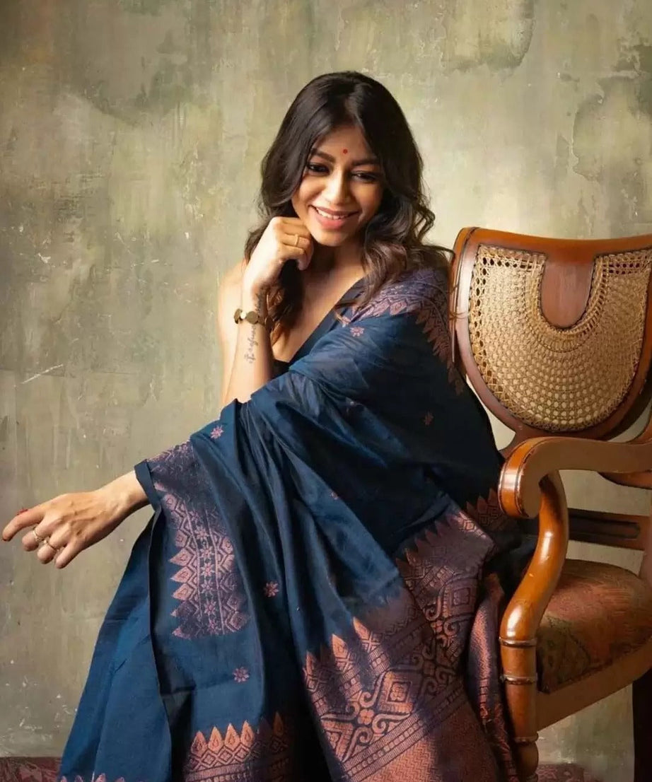 Banarasi Soft Silk Traditional Wear Wedding Sari With Blouse