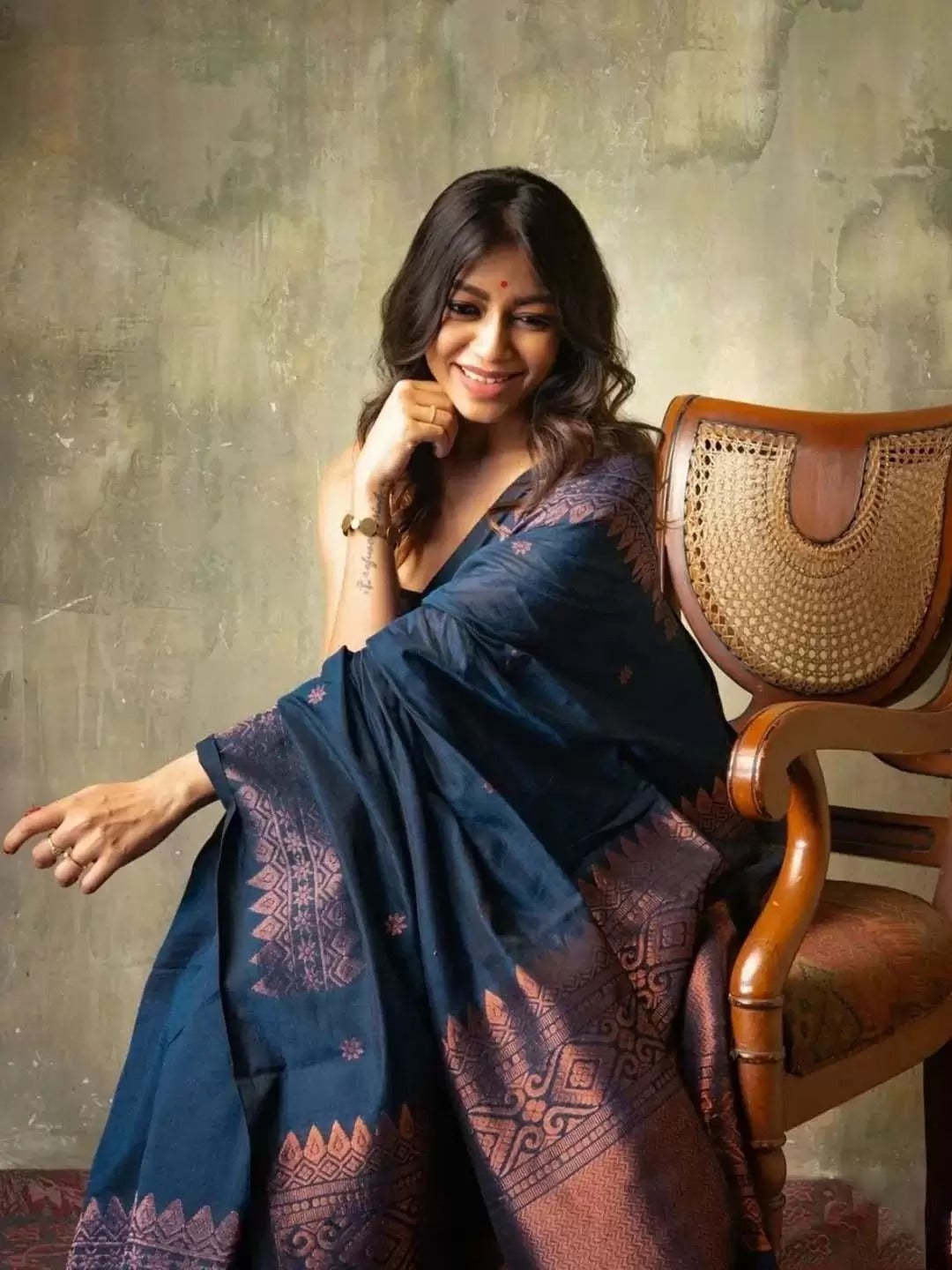 Banarasi Soft Silk Traditional Wear Wedding Sari With Blouse