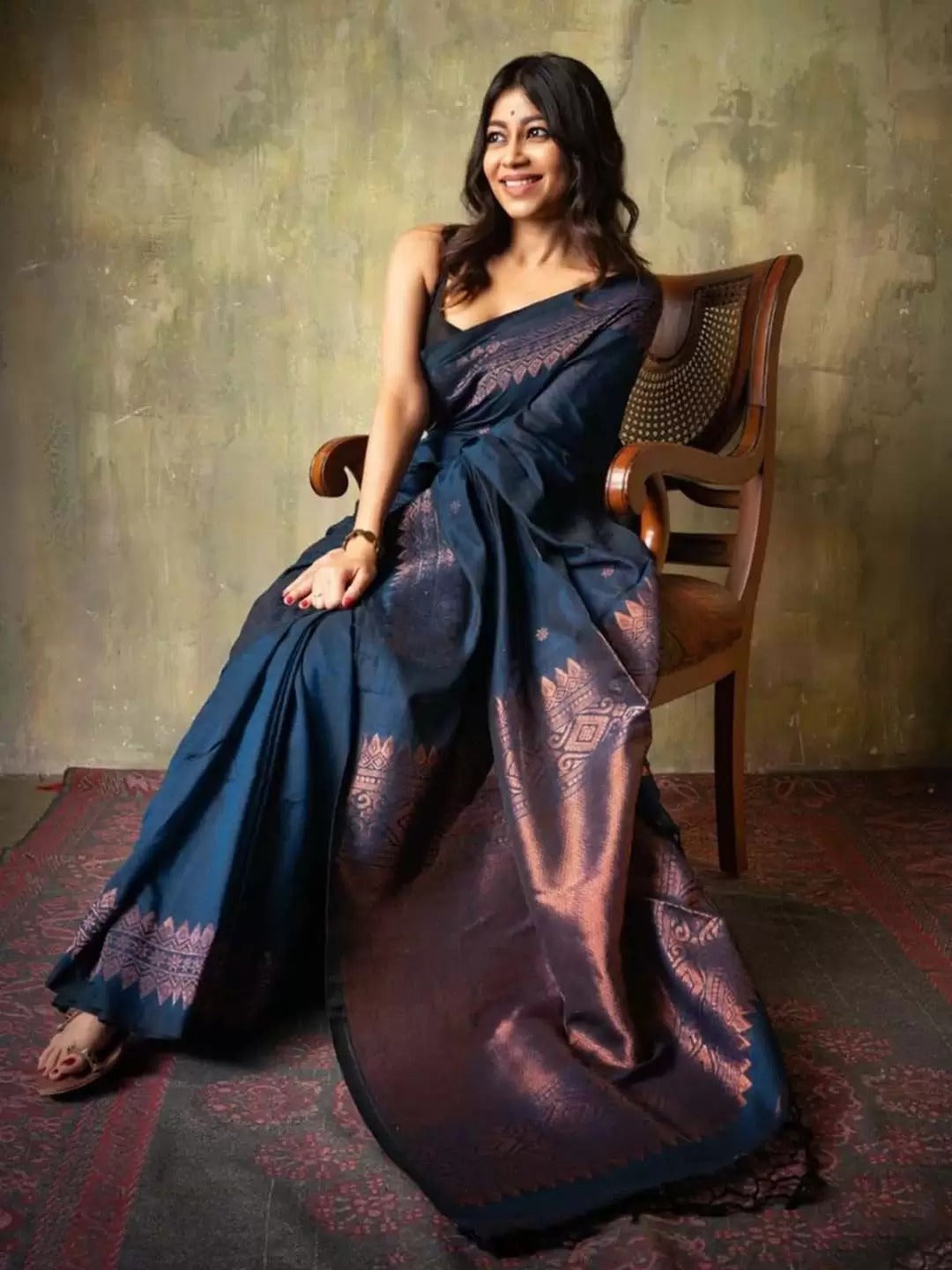 Banarasi Soft Silk Traditional Wear Wedding Sari With Blouse