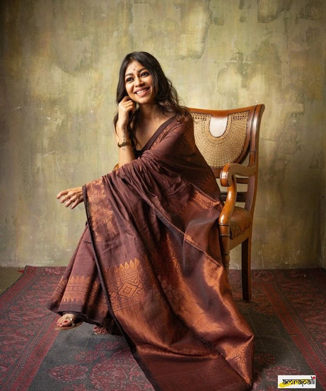 Banarasi Soft Silk Traditional Wear Wedding Sari With Blouse