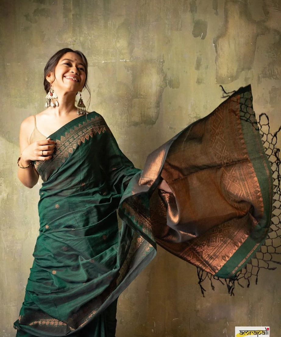 Banarasi Soft Silk Traditional Wear Wedding Sari With Blouse