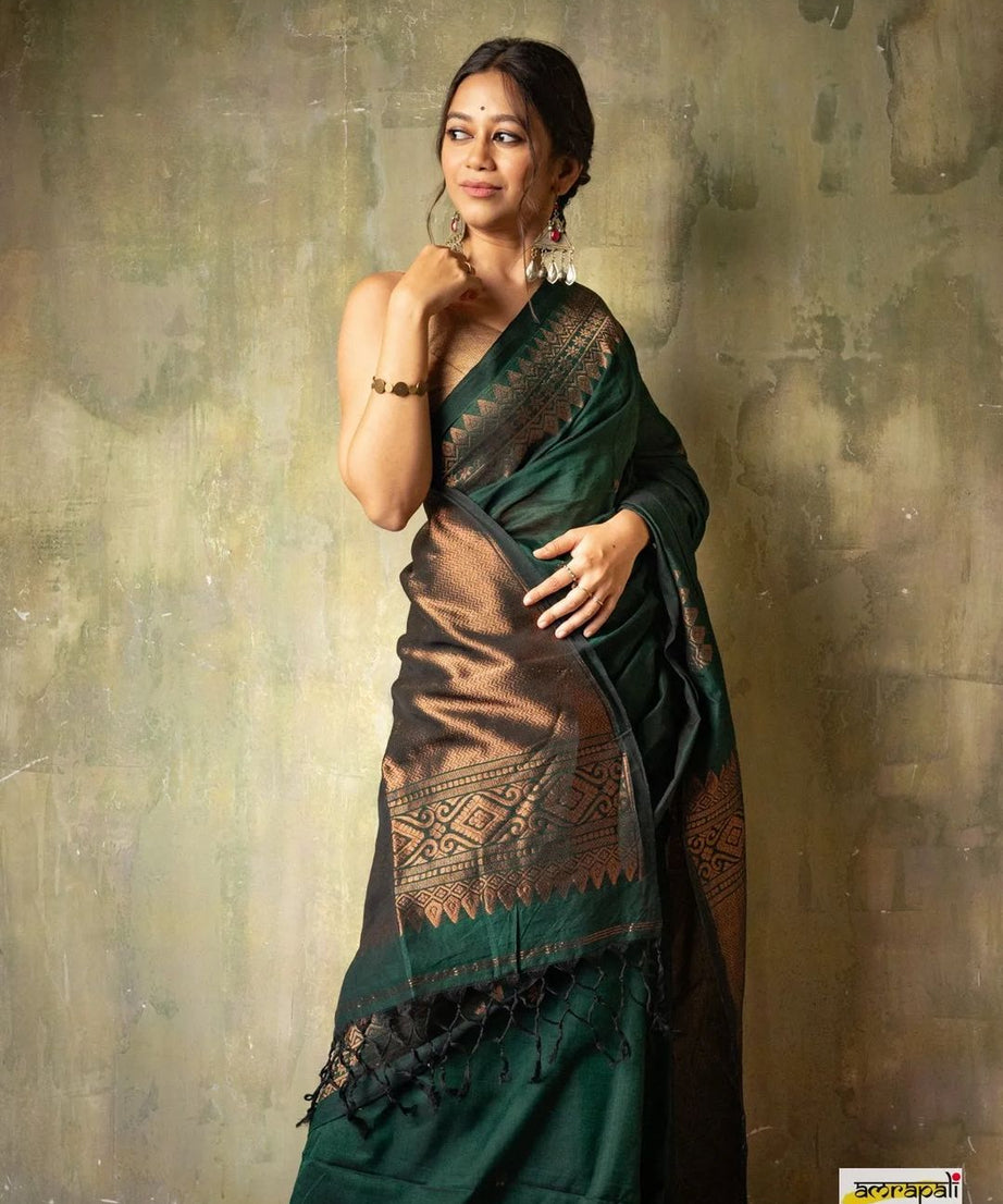 Banarasi Soft Silk Traditional Wear Wedding Sari With Blouse