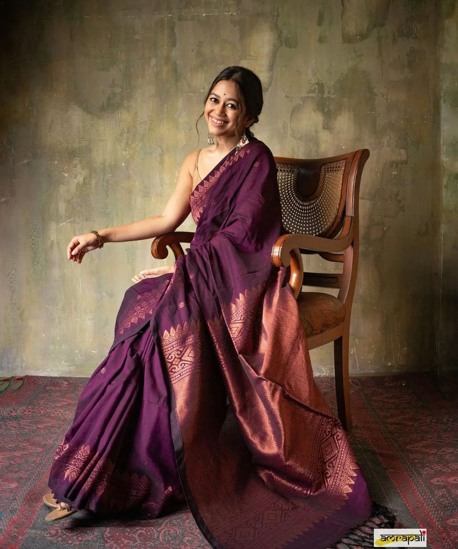 Banarasi Soft Silk Traditional Wear Wedding Sari With Blouse