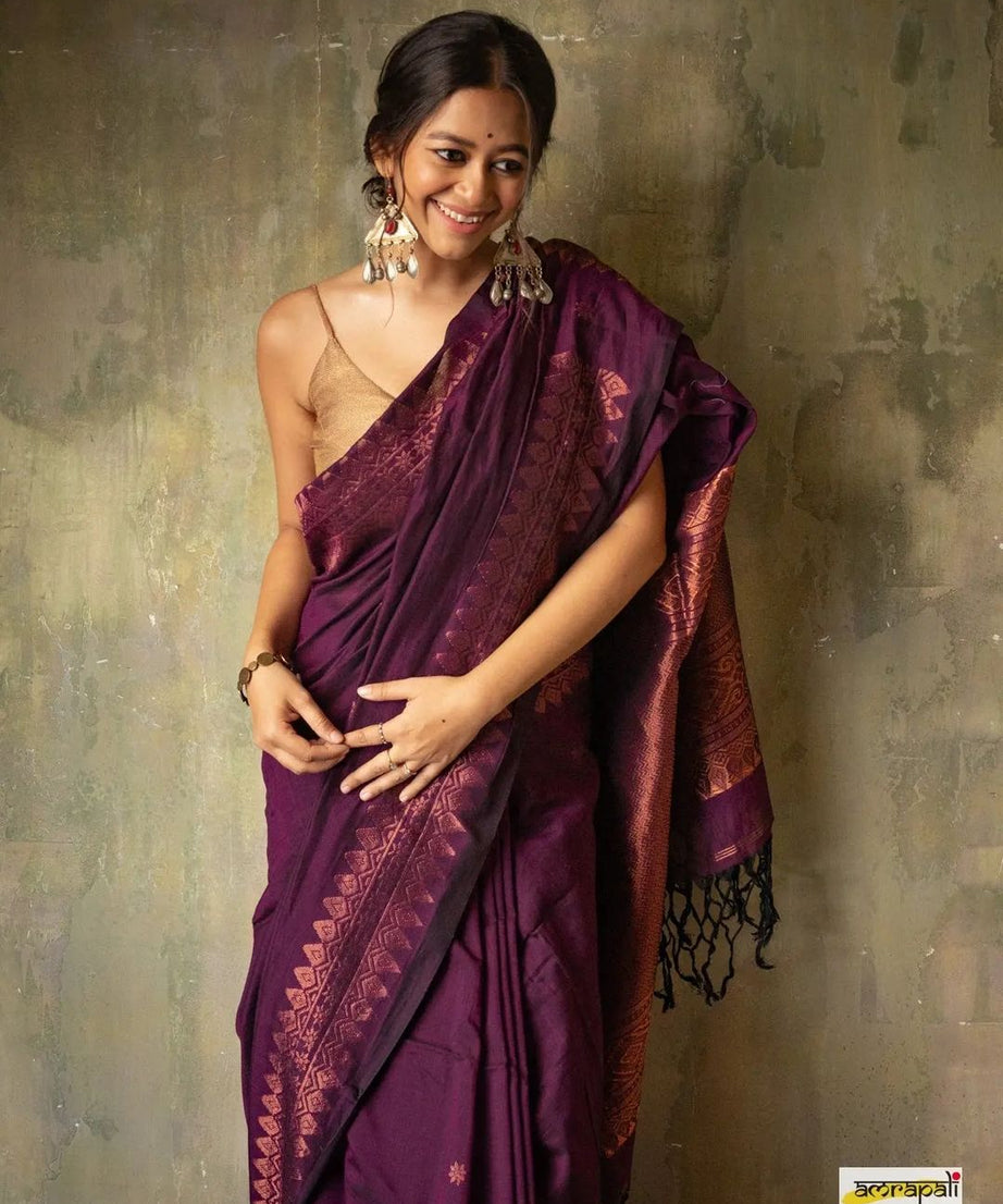 Banarasi Soft Silk Traditional Wear Wedding Sari With Blouse