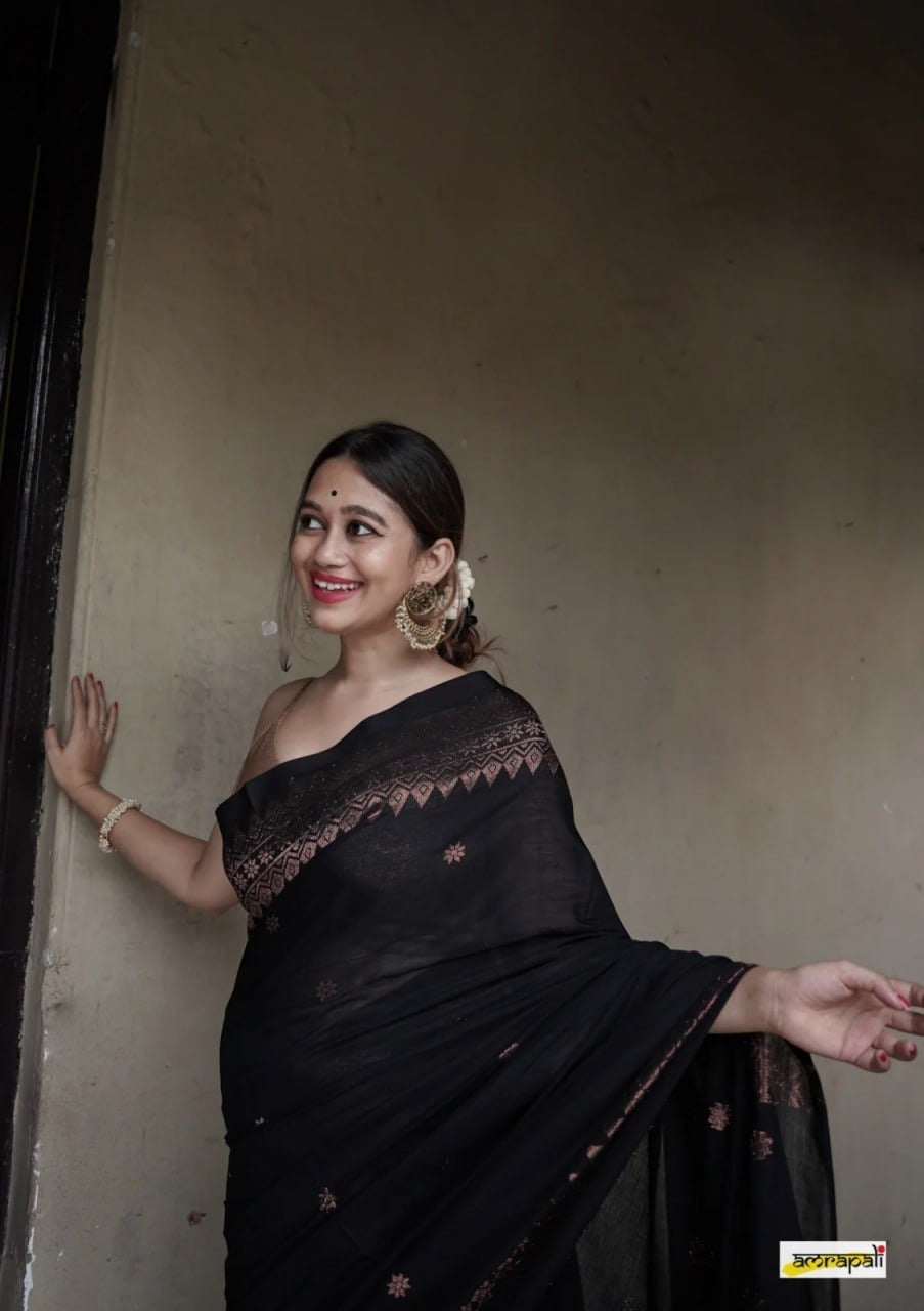 Banarasi Soft Silk Traditional Wear Wedding Sari With Blouse