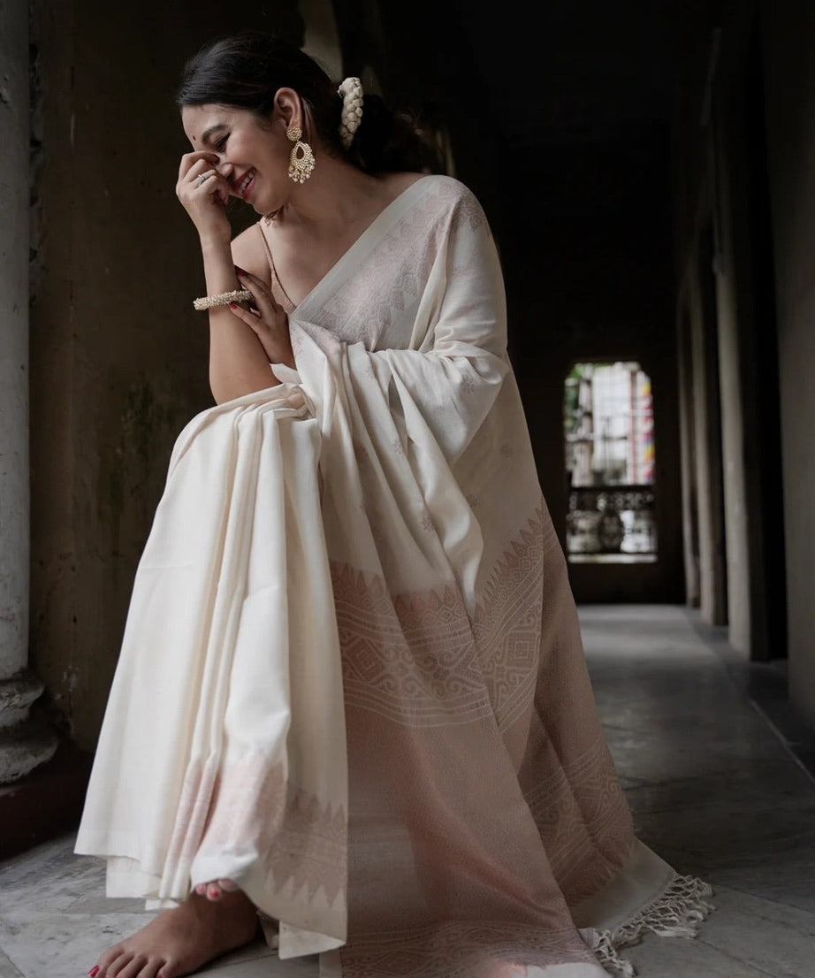 Banarasi Soft Silk Traditional Wear Wedding Sari With Blouse