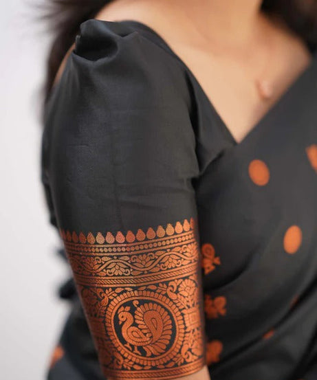 Banarasi Soft Silk Traditional Wear Simple Wedding Sari With Blouse