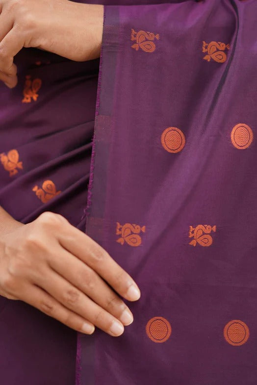 Banarasi Soft Silk Traditional Wear Simple Wedding Sari With Blouse