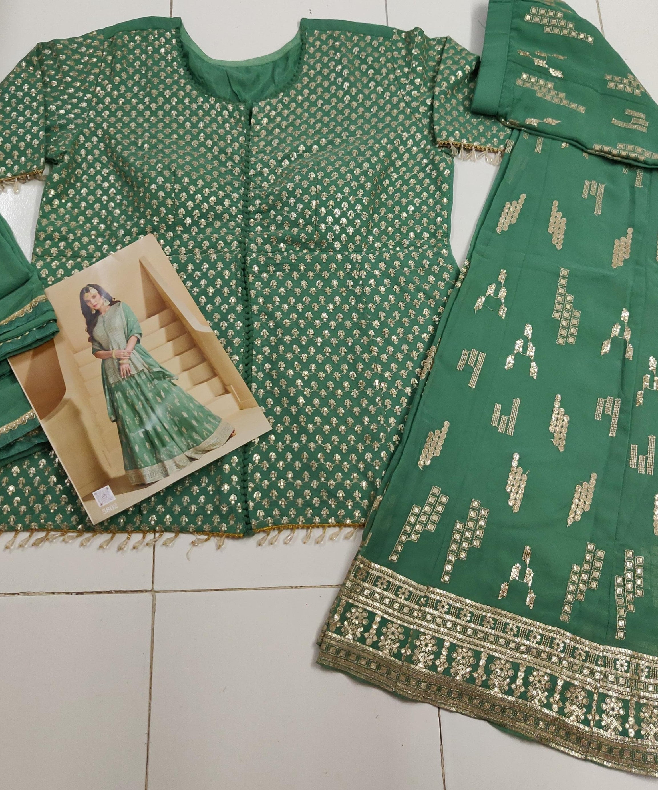 Traditional Real Georgette With Heavy Embroidery Work Salwar Suit