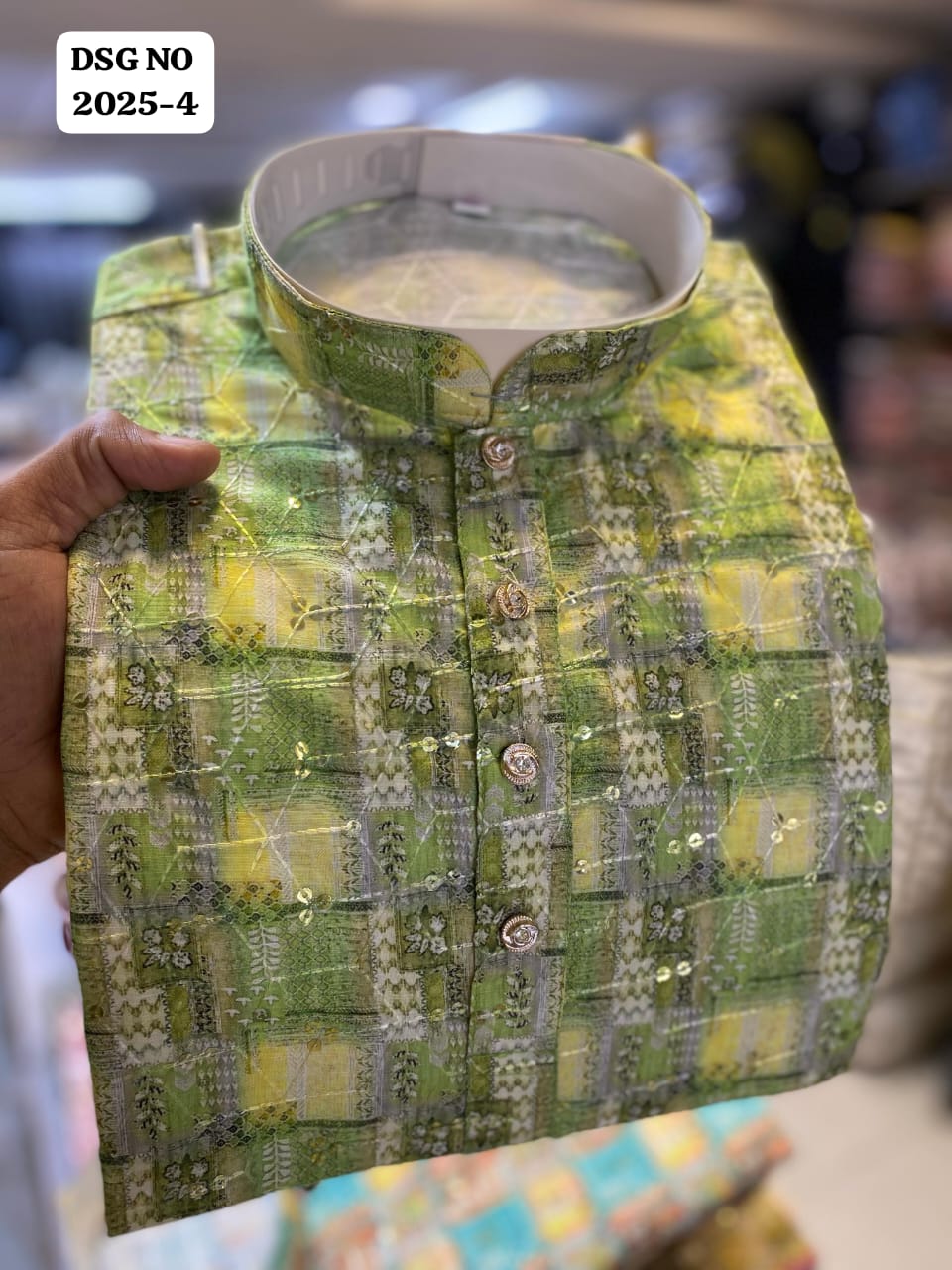 Men's Full Stitched Designer Traditional Wear Linen Kurta Pajama Set