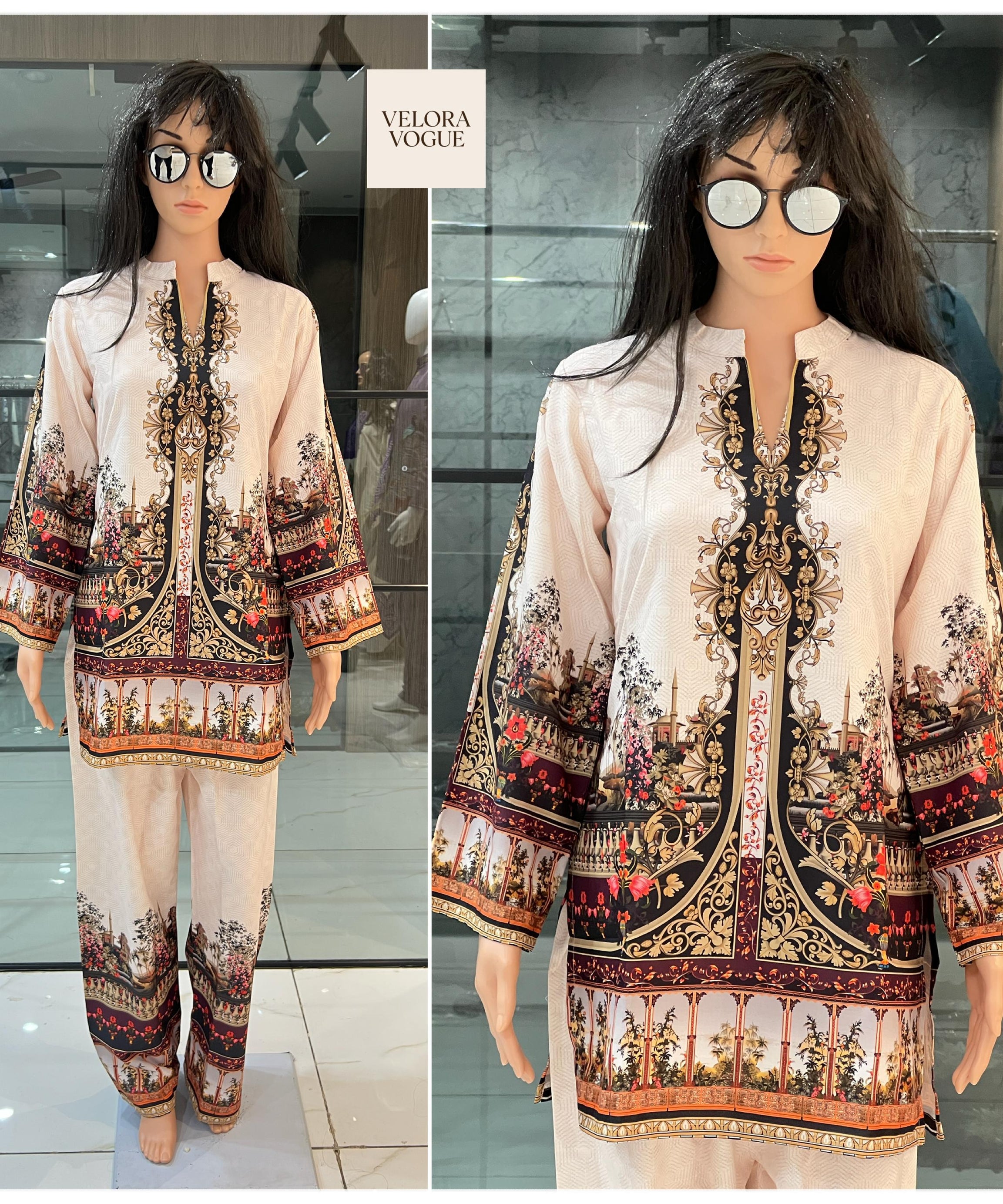 Poly-Linen Beautiful Co-ord Set For Women's ,Party Wear Co-ord Set