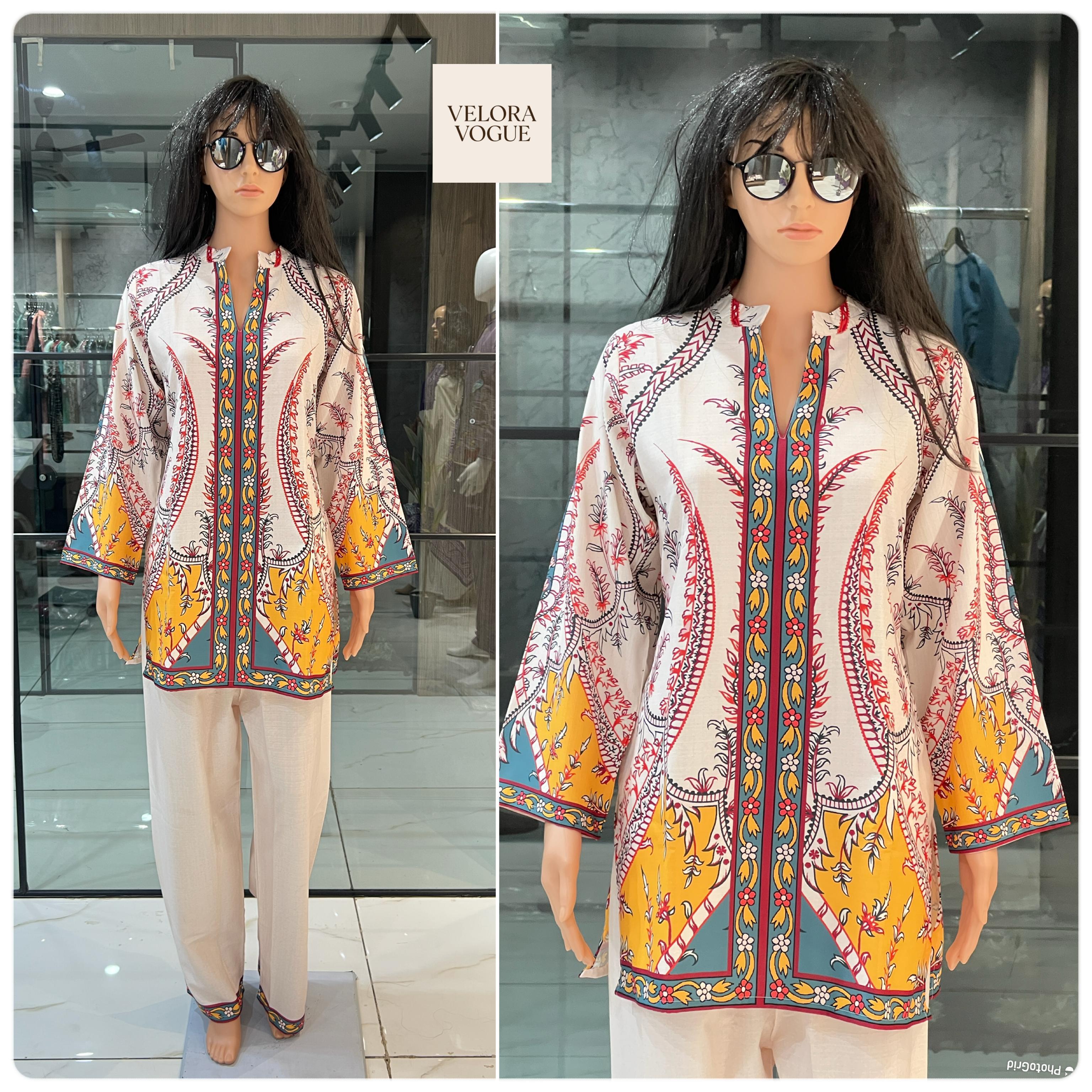 Poly-Linen Beautiful Co-ord Set For Women's ,Party Wear Co-ord Set