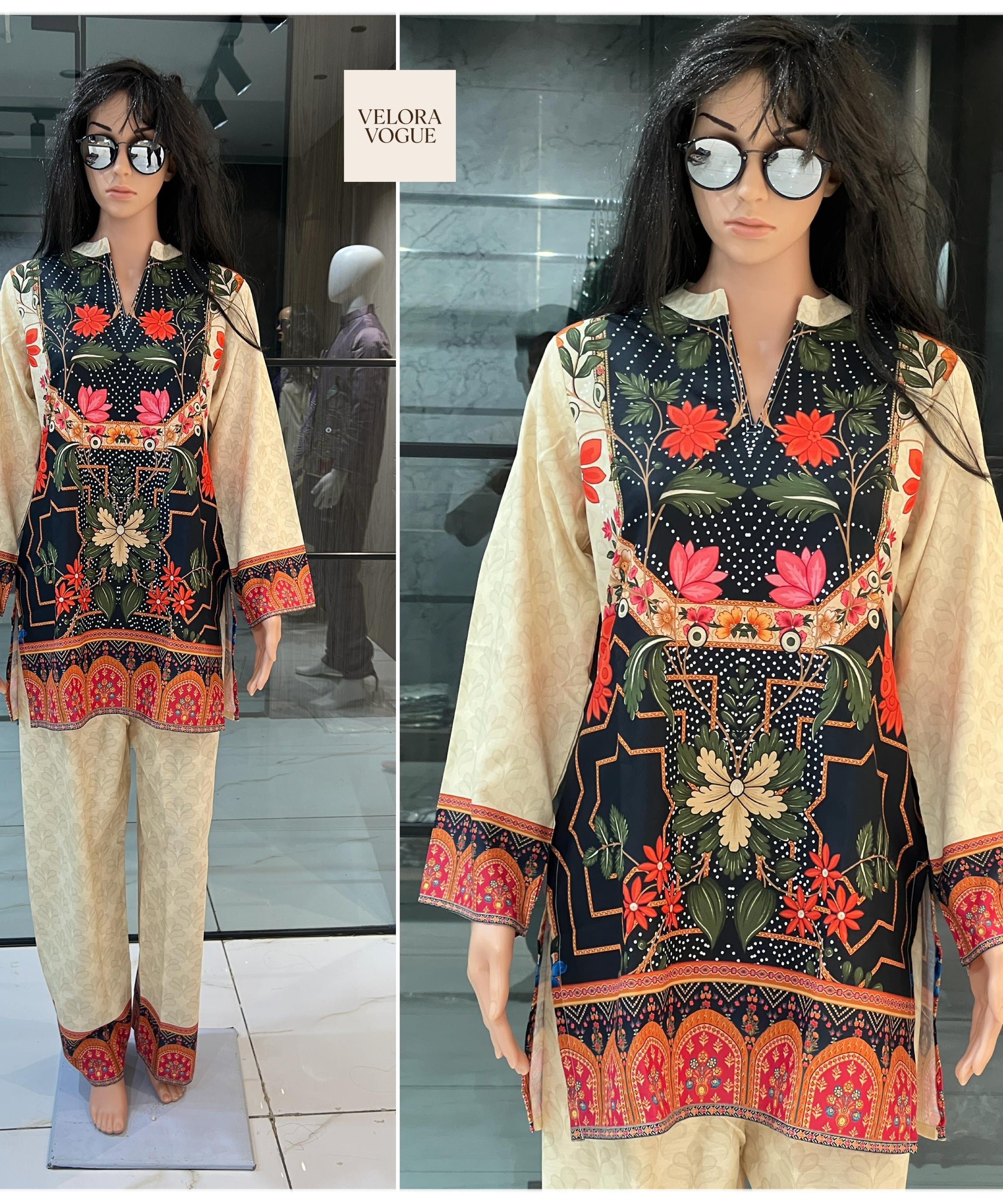 Poly-Linen Beautiful Co-ord Set For Women's ,Party Wear Co-ord Set