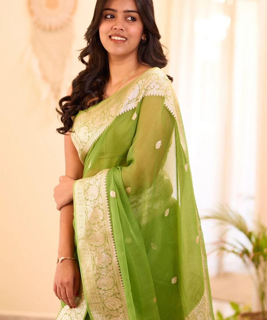 Soft Lilan Slab Attractive Charmfull Beautiful Simple Saree With Blouse