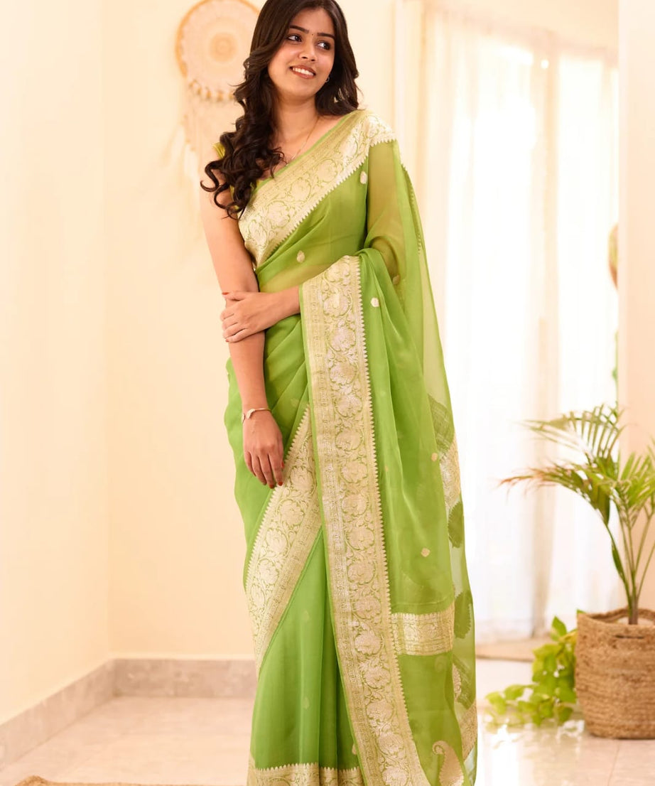 Soft Lilan Slab Attractive Charmfull Beautiful Simple Saree With Blouse