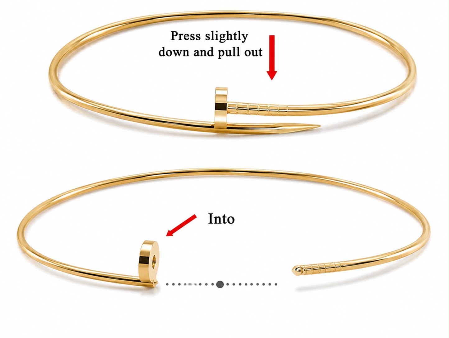 Gold Stainless Steel Anti Tarnish Choker Necklace, Waterproof Minimalist Necklace, Gift for Women's Jewellery