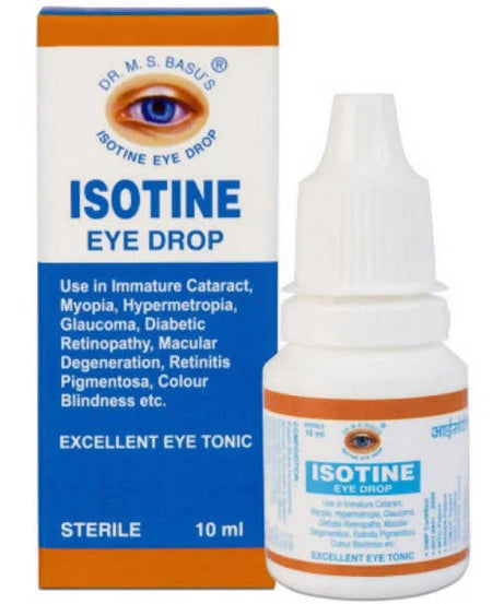 Isotine Herbal Eye Solution 10ml | Plant-Based Ayurvedic Eye Care Drops