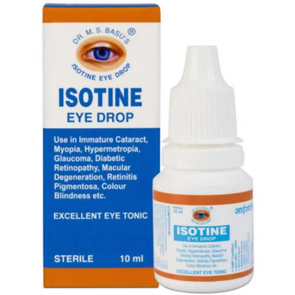 Isotine Herbal Eye Solution 10ml | Plant-Based Ayurvedic Eye Care Drops