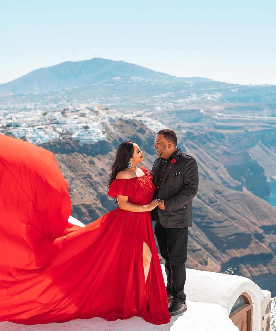 Long Flying Satin Dress For Photoshoot, Dress for Wedding