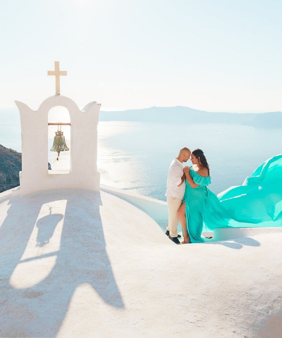 Off Shoulder Long Flying Dress | Flying Dress for Photoshoot