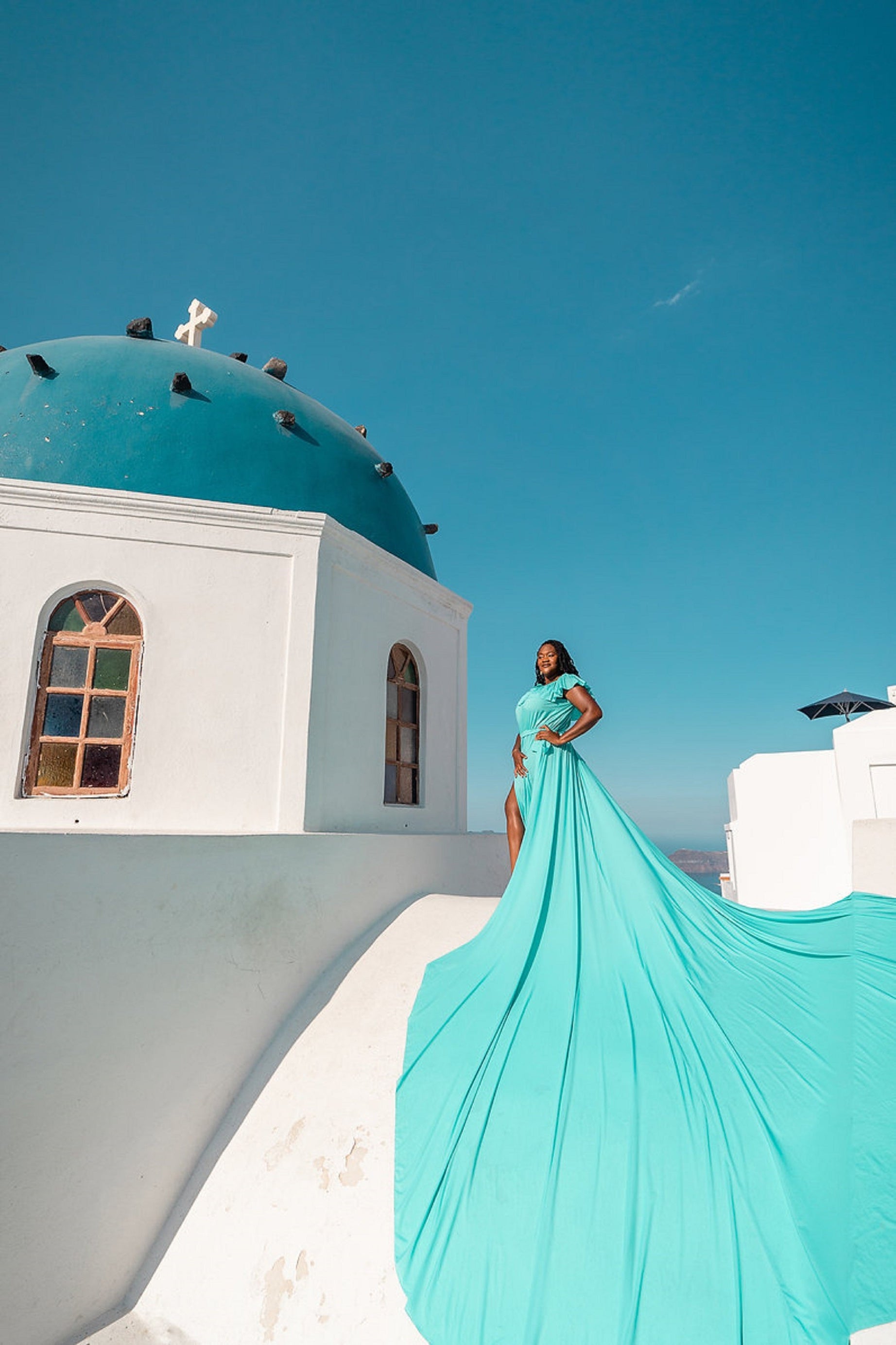 Off Shoulder Long Flying Dress | Flying Dress for Photoshoot