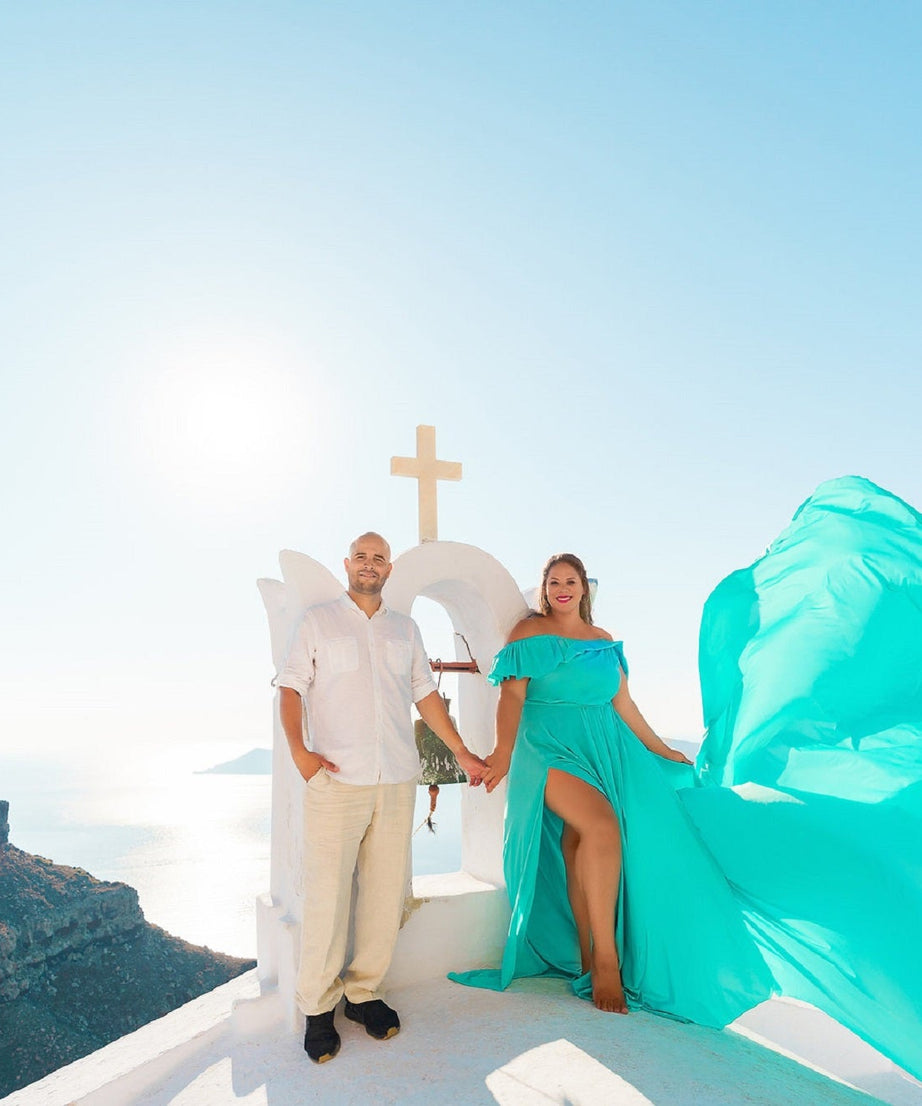 Off Shoulder Long Flying Dress | Flying Dress for Photoshoot