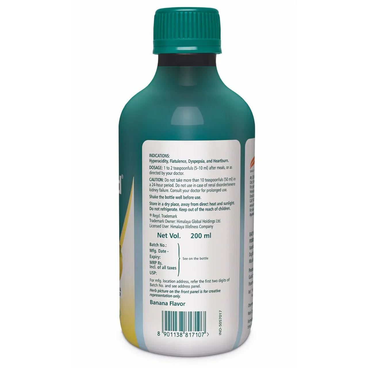 Himalaya Himcocid SF Herbal Syrup – 200 ml Sugar-Free Formula