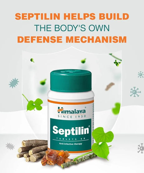 Himalaya Septilin Herbal Tablets – 60 Count | Ayurvedic Immune Support
