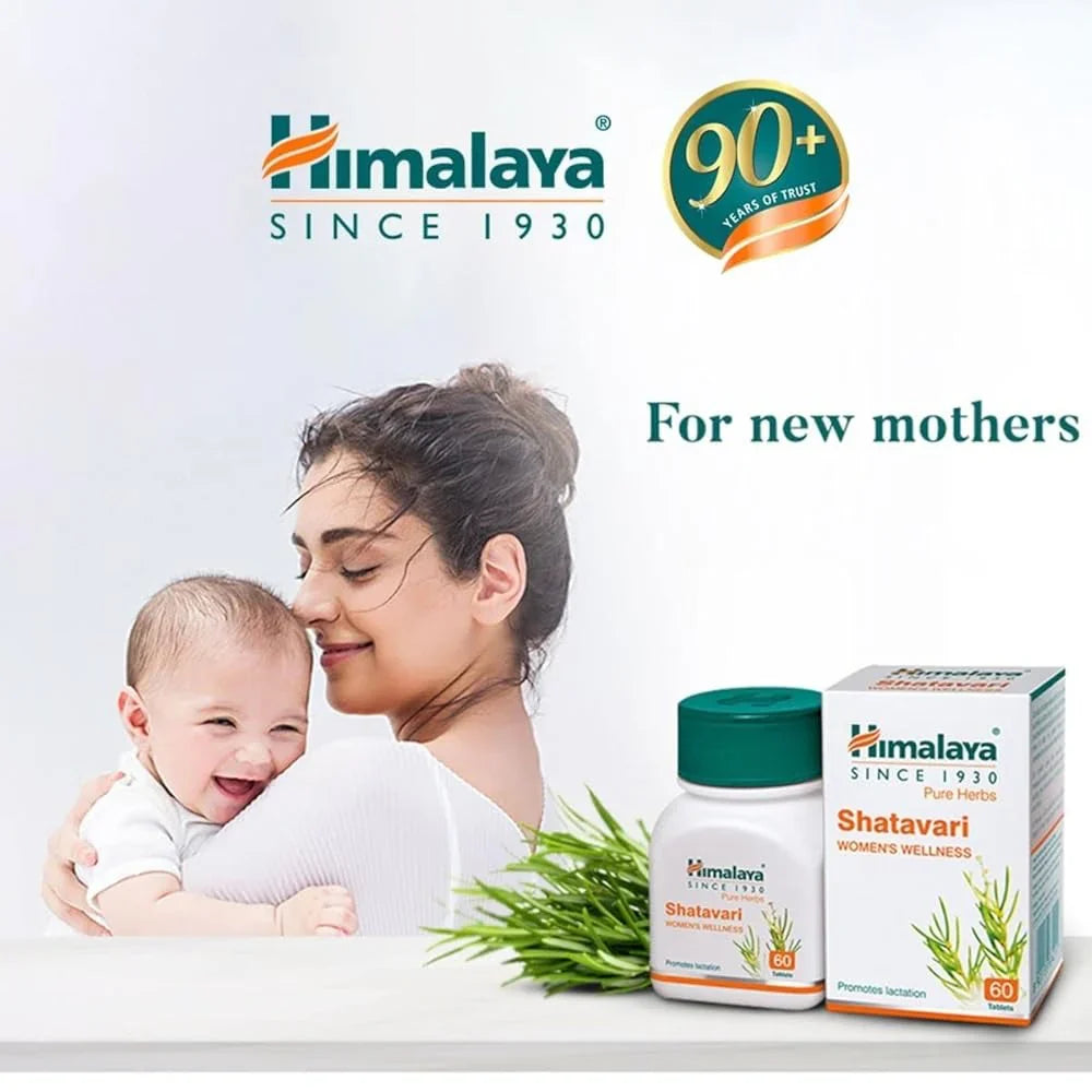 Himalaya Shatavari Supplement – Women’s Wellness – 60 Tablets