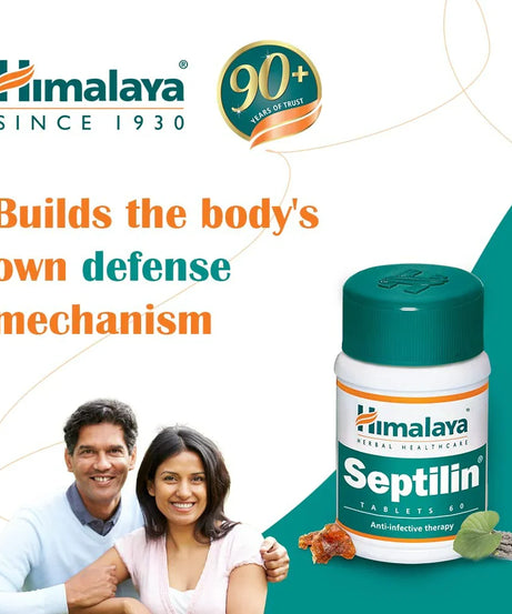 Himalaya Septilin Herbal Tablets – 60 Count | Ayurvedic Immune Support