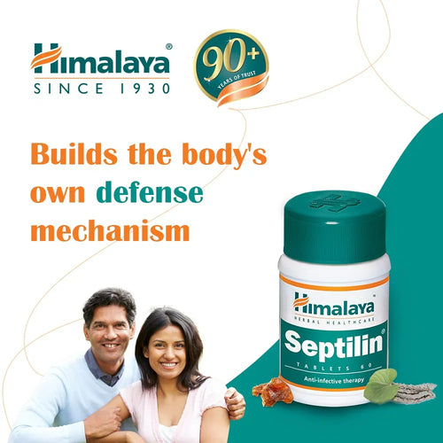 Himalaya Septilin Herbal Tablets – 60 Count | Ayurvedic Immune Support