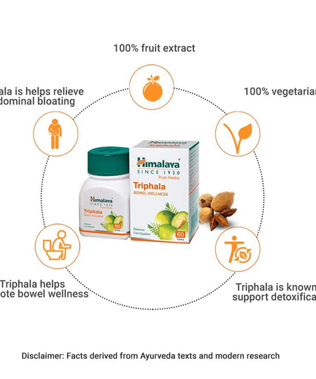 Himalaya Triphala – 60 Botanical Tablets