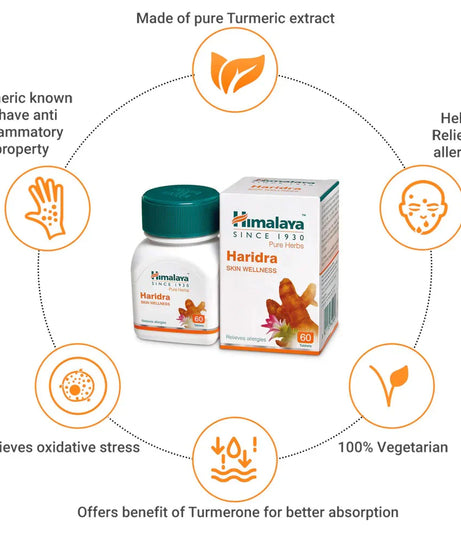 Himalaya Curcuma Longa Herbal Tablets – 60 Count