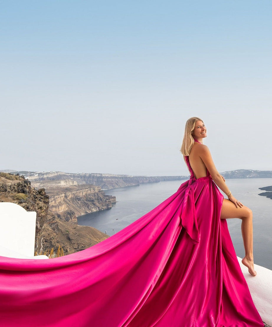Long Flying Dress / Flying Dress For Photoshoot / Long Train Dress