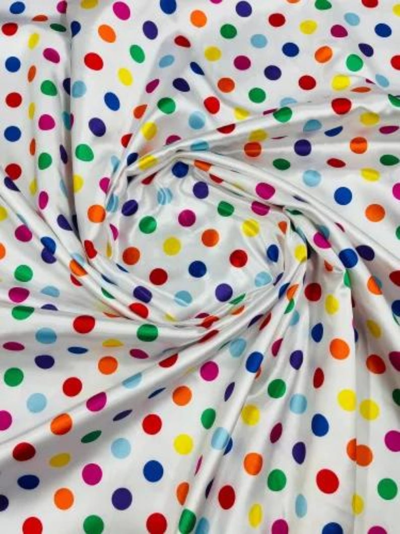 Women's White Rainbow Dot Flying Dress Dramatic Flowing Gown for Photography Sessions