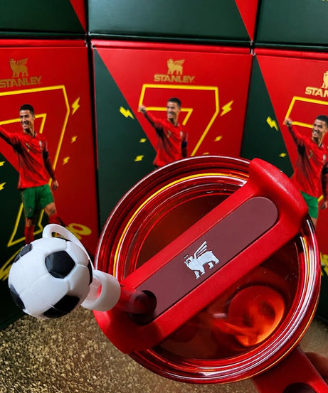 Cristiano Ronaldo Portugal Stadium Tumbler Double Wall Insulated Coffee Cup
