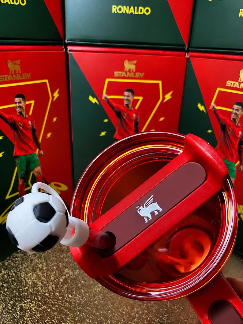 Cristiano Ronaldo Portugal Stadium Tumbler Double Wall Insulated Coffee Cup