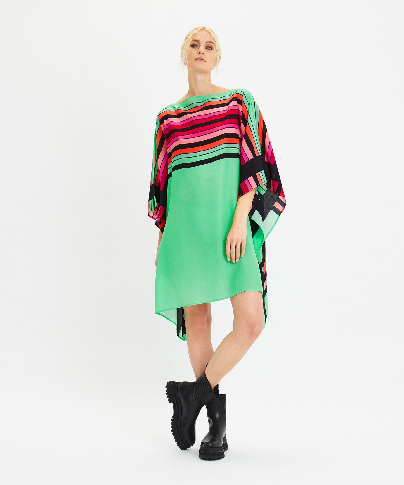 Chelsea Georgette Kaftan - Flowing Lightweight Evening Wear Caftan