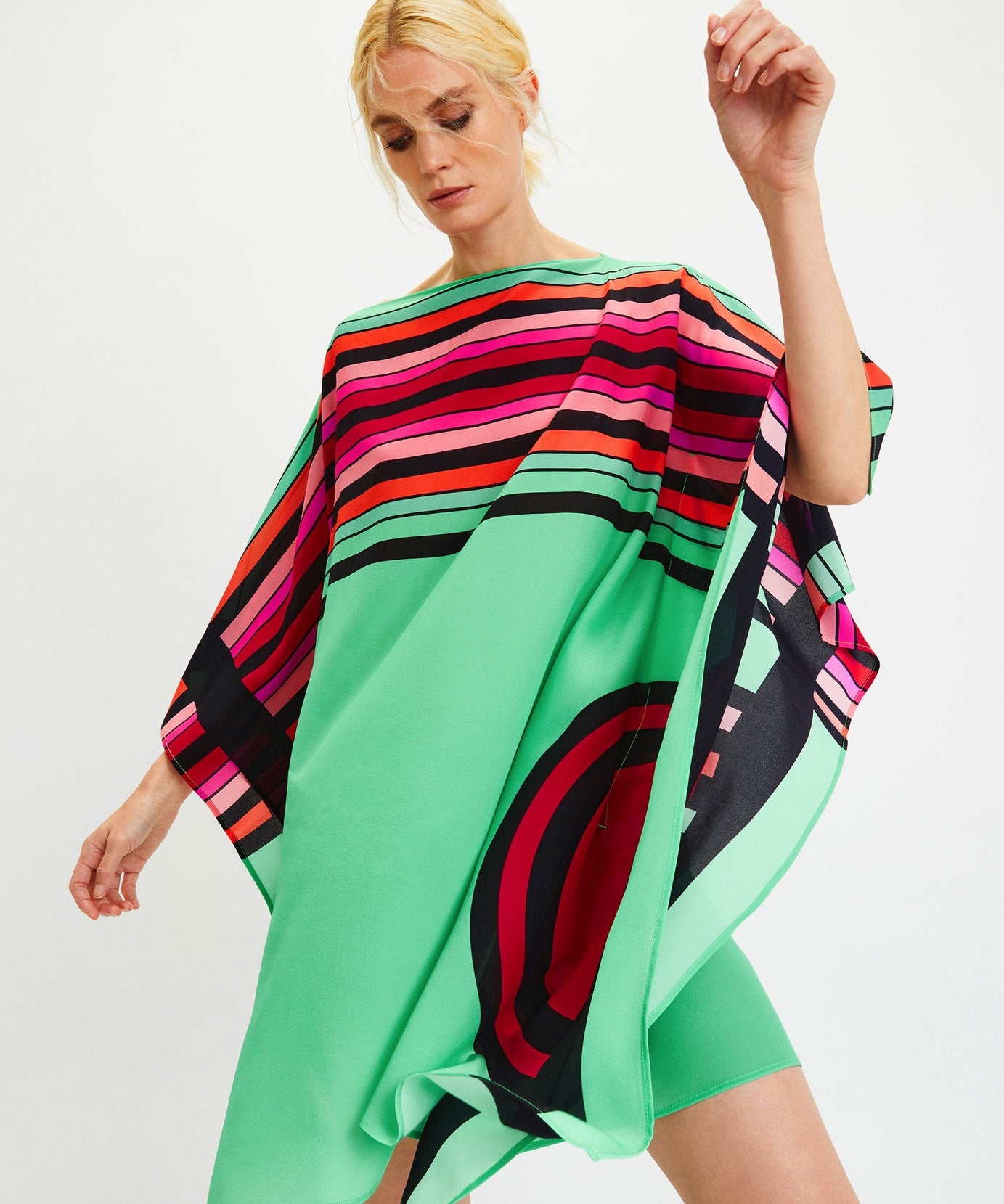 Chelsea Georgette Kaftan - Flowing Lightweight Evening Wear Caftan