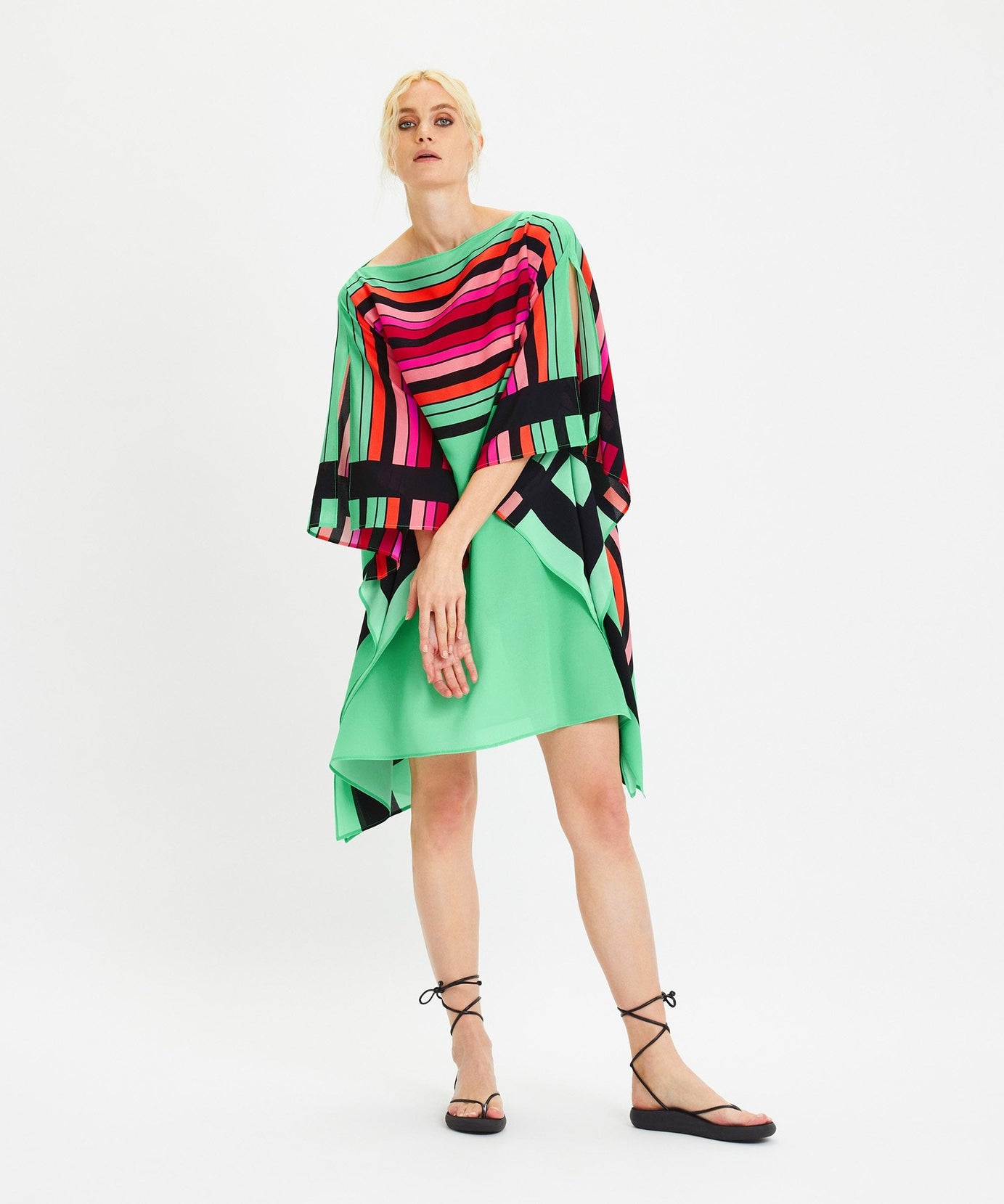 Chelsea Georgette Kaftan - Flowing Lightweight Evening Wear Caftan