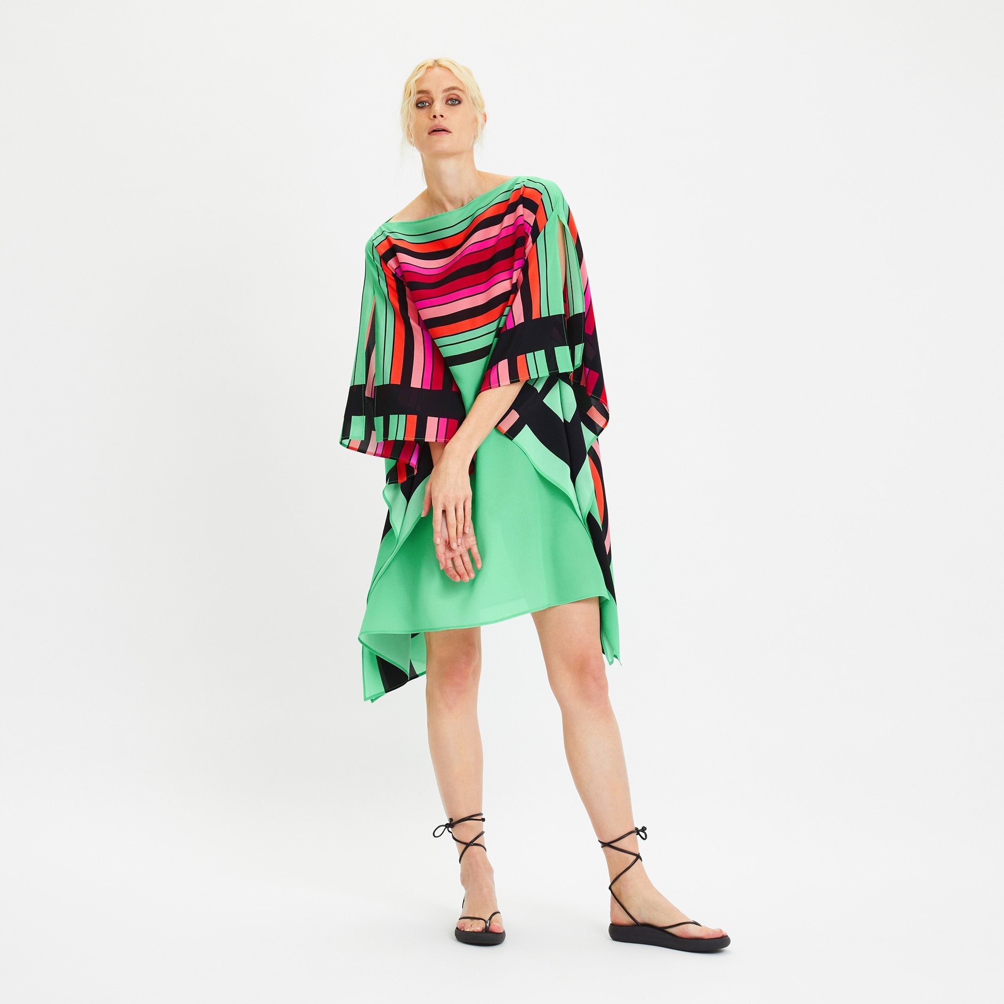 Chelsea Georgette Kaftan - Flowing Lightweight Evening Wear Caftan