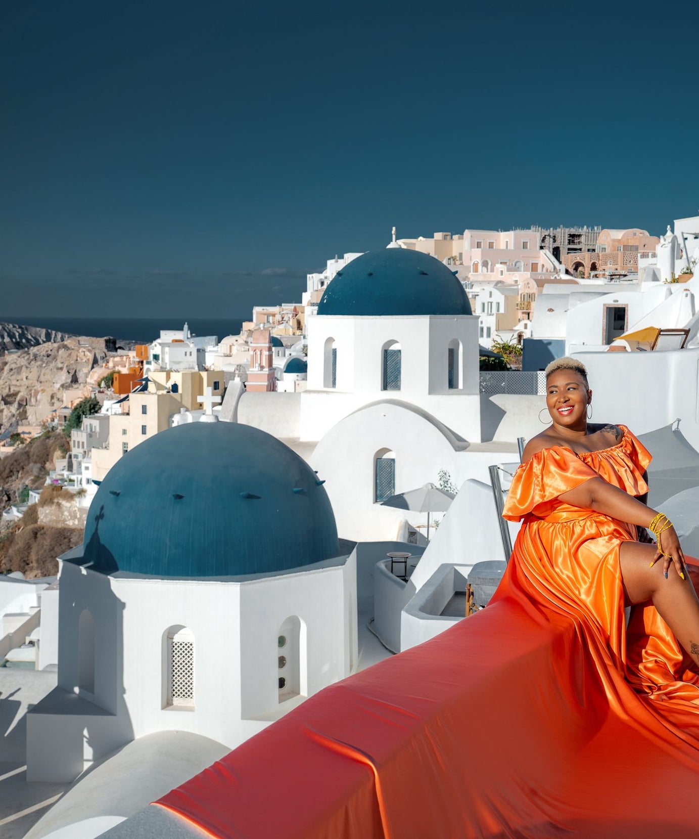 Flying Dress for Photoshoot - Long Train Dress