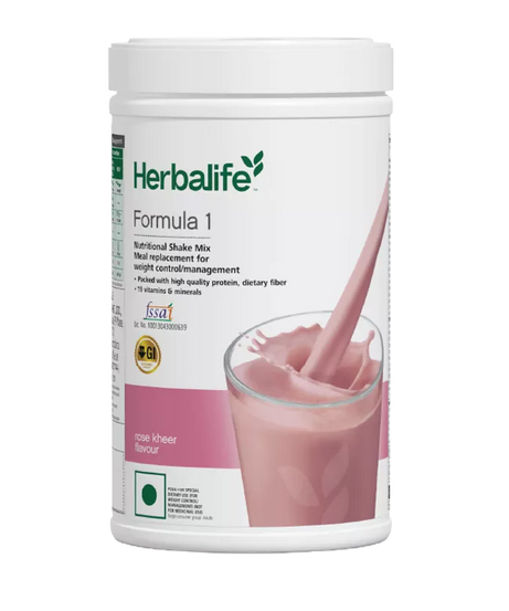 Herbalife Formula 1 Shake Mix – Rose Kheer Flavor – 750 g Canister