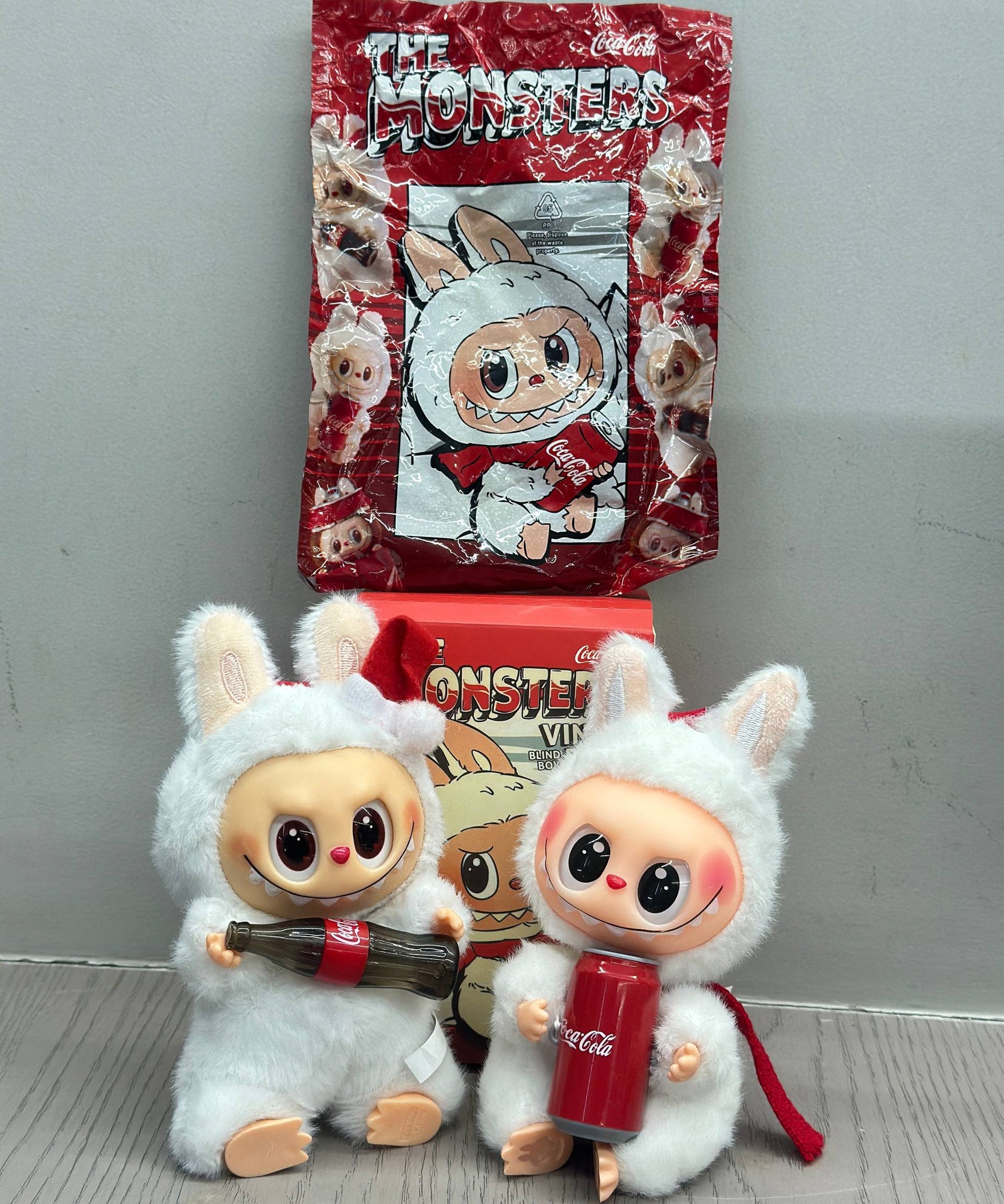 The Monsters Coca-Cola Series Vinyl Figure – Blind Box Collectible Toy (Single Box)